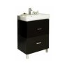 Тумба под раковину АКВАТОН Америна 60 Н чёрная