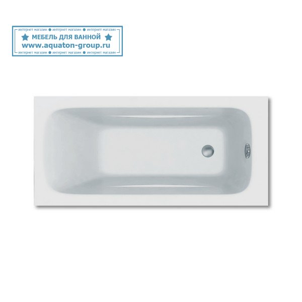 Ванна акриловая Koller Pool Edge 160х70 Прямоугольная, белая